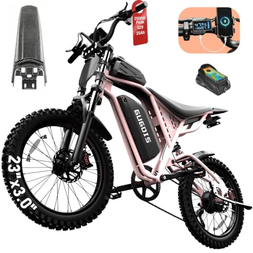 6000W/2500W/2000W Electric Bike for Adults & Teens, 30MPH-43MPH Fast eBike with 60V 35AH/52V 25Ah/48V 20Ah/15Ah Long Range Battery, SGS/TÜV Certified, All Terrain Fat Tire E Bike for 5'2"-6'8" Riders image 7