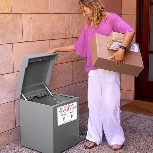please leave packages and deliveries here signself-adhesive weatherproof and anti-fading delivery signs for packages please place packages in box for homeofficeshopbox doorsmall