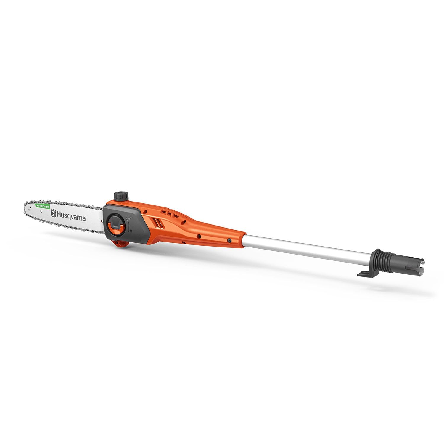 Husqvarna DP110 Pole Saw Attachment, 10-Inch FLXi Compatible Electric Pole Saw Attachment, Hook and Harness Included for Easy Storage and Additional Support