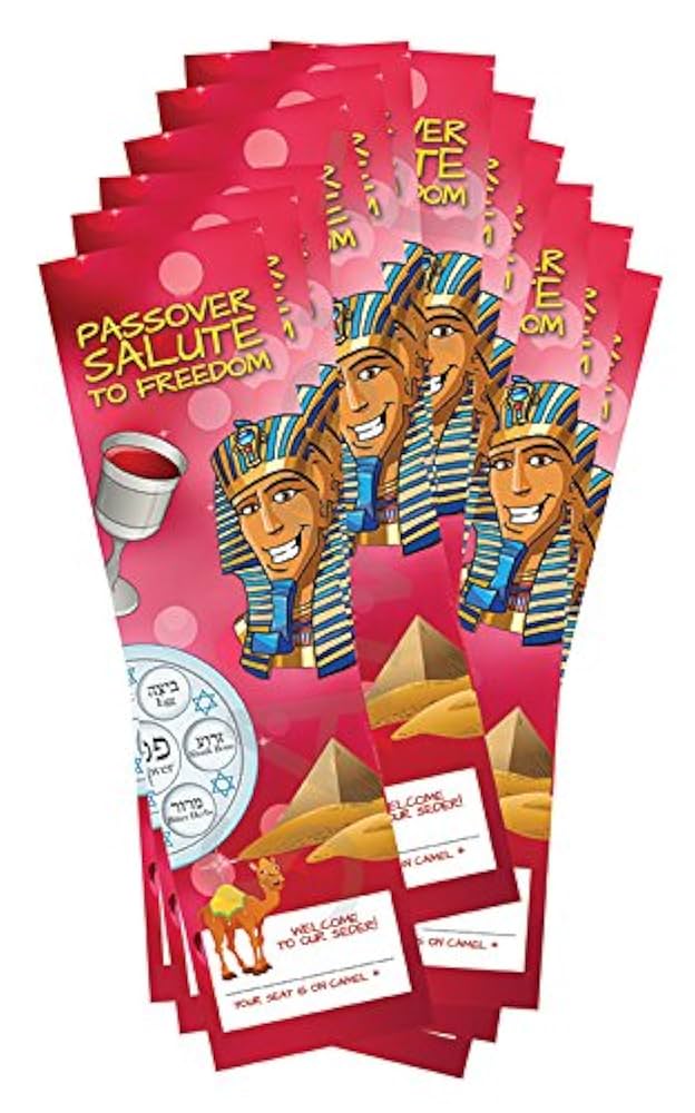 Amazon.com: Passover Seder Bookmark Place Cards for Table Settings - Bookmarks for Haggadah - Features Passover Trivia for Pesach Seder - 10 Pack : Office Products amazon-com-passover-seder-bookmark-place-cards-for-table-settings-bookmarks-for-haggadah-features-passover-trivia-for-pesach-seder-10-pack-office-products