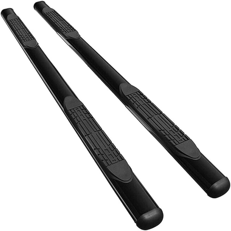 Extended Cab 4" Oval Side Steps Nerf Bars Left Right Carbon Steel ADV-12-B09S1046A