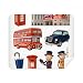 Royal Soldiers Red Telephone Booth Britain Cleaning Cloth Screen Cleaner 2pcs Suede Fabric