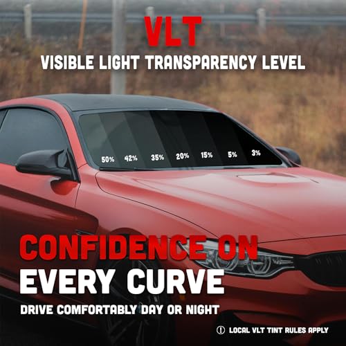 United Nano Carbon 2Ply Window Tint Film - 20" x100', 35% VLT Scratch Resistant, High Clarity, 99% UV Block – Privacy & Interior Protection Film for Car, Truck, SUV, Home – Heat & Glare Control - Image 4