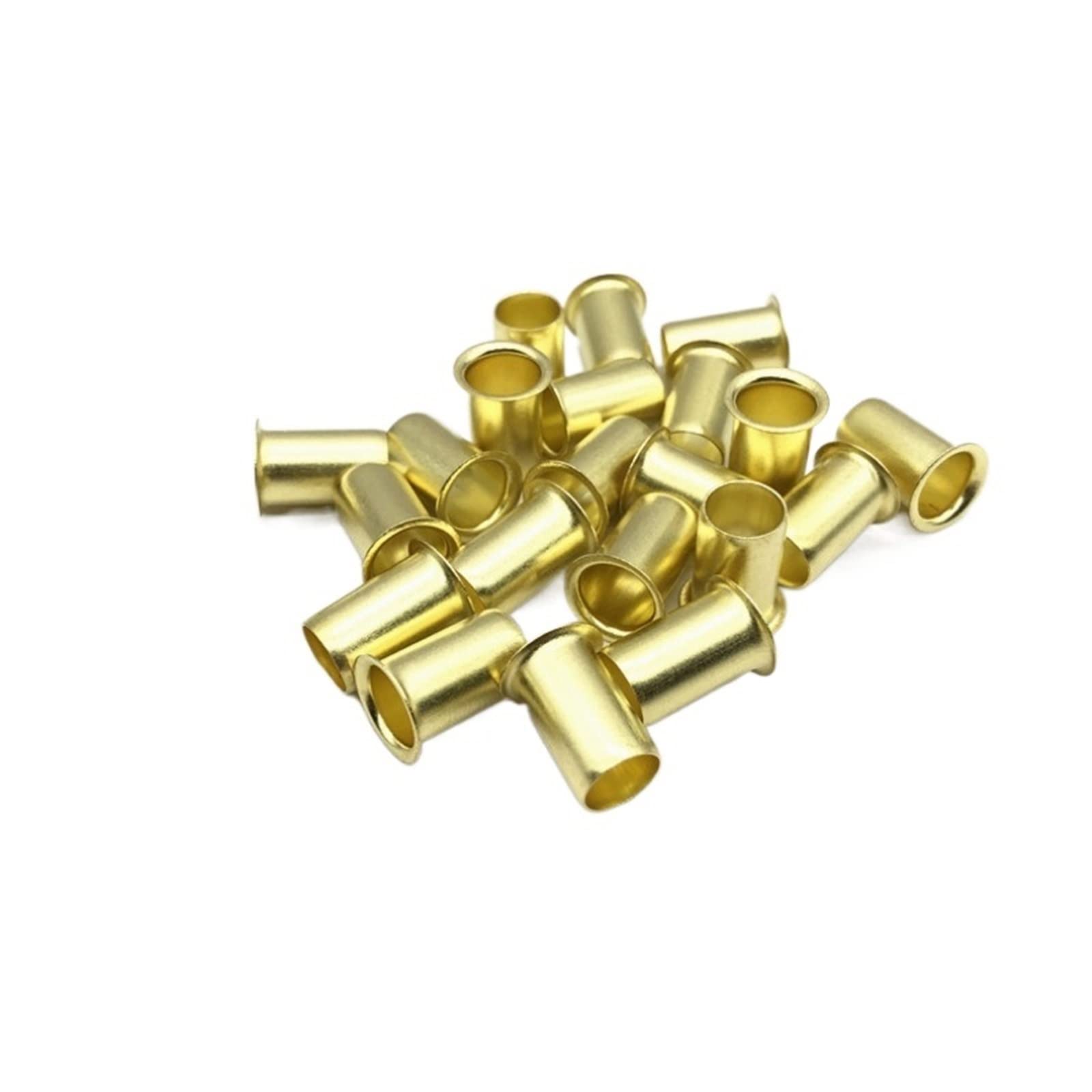 KIRANDY 10 Stück Messing-Doppelkegel-Ferrules 3-10mm - Kompressionshülsen Für Schmiersysteme