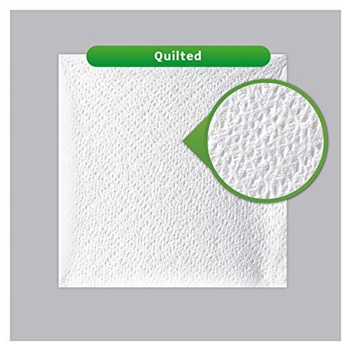 Bounty 96595CT Quilted Napkins, 1-Ply, 12 1/10 x 12, White, 200/Pack, 8 Pack/Carton