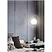H XD GLOBAL Modern Fashion Spherical Gold Metal & Glass Hanging Light, Pendant Lighting Base on E27 Bulb(Circle 20cm)