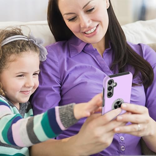 Coque Samsung Galaxy A25 5G pour visionner vos videos en violet