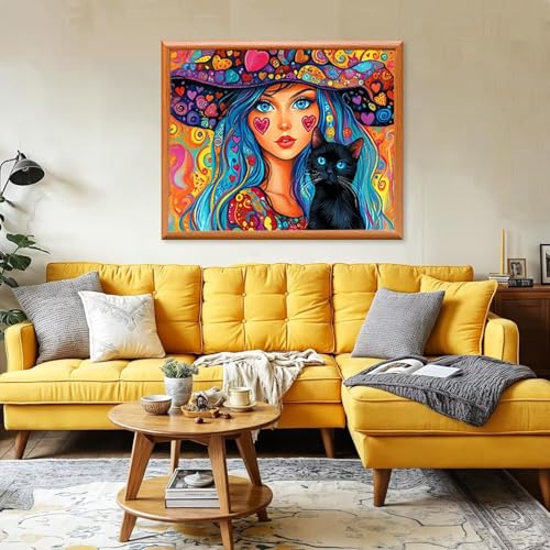 Pintar por números adultos principiantes manualidades kit de pintura al óleo 50x60 2