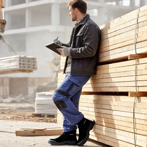 SFSDOUN Fireproof Steel Toe Welding Boots