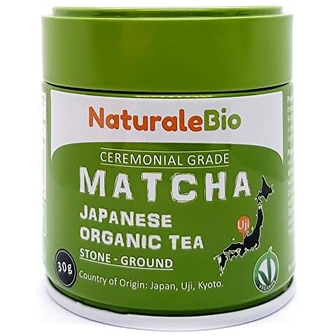 NaturaleBio Ceremonial Grade Matcha Tea Powder Cover