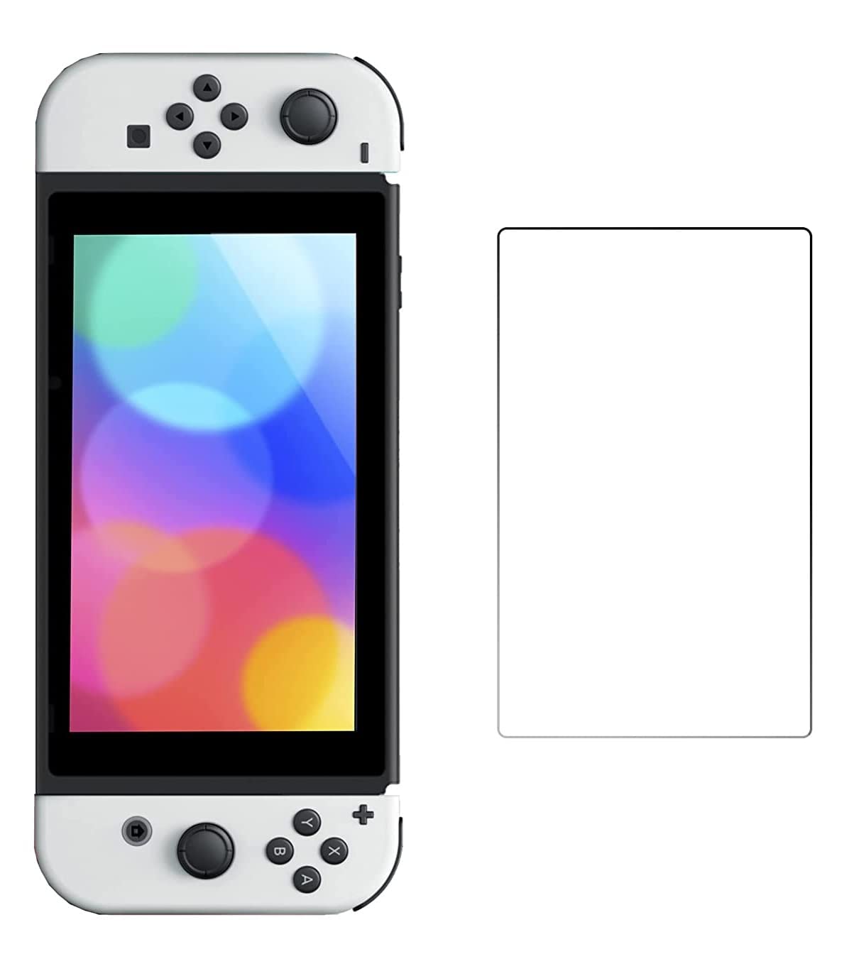 TCOS TECH Tempered Glass Screen Protector for Nintendo Switch OLED 2021 Screen Guard Scratch Guard (B09V3BRGX7) Amazon Price History, Amazon Price Tracker