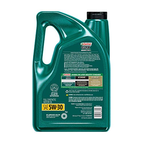 Castrol 03057 Gtx Magnatec 5W-30 Full Synthetic Motor Oil, Green, 5 Quart #TOP1