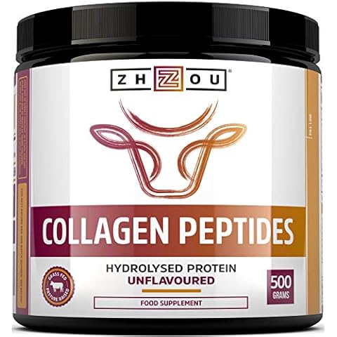 Collagen Powder 500g - Hydrolysed Collagen Peptides Powder - High Protein Bovine Collagen Supplement - Not Collagen Tablets - Grass Fed, Hormone Free - Rich in Amino Acids Cover