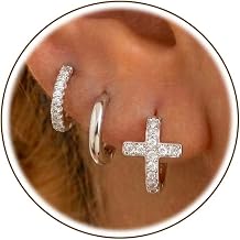 Small Silver Huggie Hoop Earrings for Sensitive Ears Hypoallergenic
