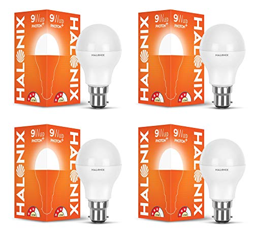 Image of Halonix 9 Watts Led Bulb Astron Plus Base B22 (Cool Day Light) Pack Of 4