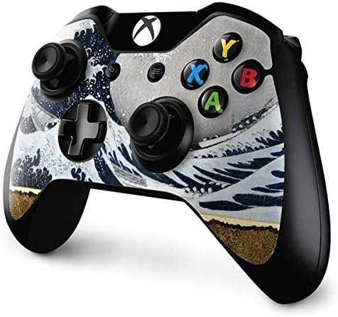 Skinit Decal Gaming Skin Compatible with Xbox One Controller - Officially Licensed Bridgeman Art The Great Wave Off Kanagawa Design