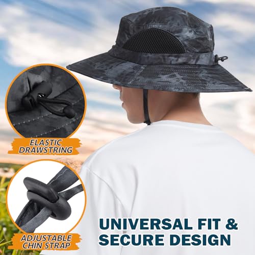 image for EINSKEY Wide Brim Sun Hat, UPF 50+ UV Protection Waterproof Packable B