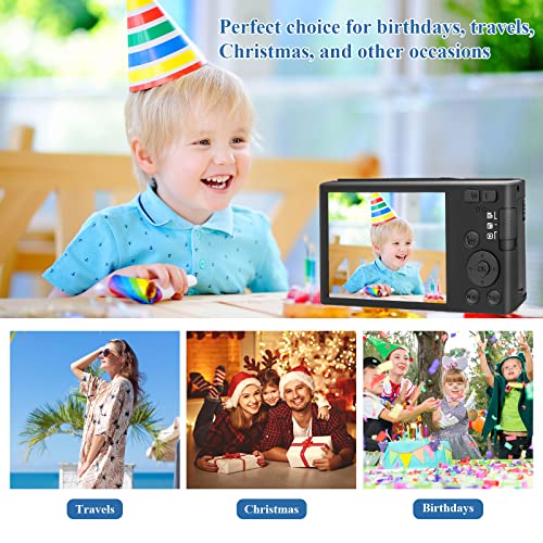 4K Digital Camera - 48Mp Portable Camera With 32Gb Sd Card， Mini Digital Videocamera 16X Digital Zoom Autofocus, Point And Shoot Camera For Students, Teens, Kids #TOP5