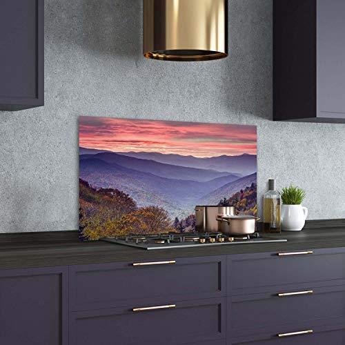 Panel de vidrio para cocina Tulup cubierta protectora atardecer 4
