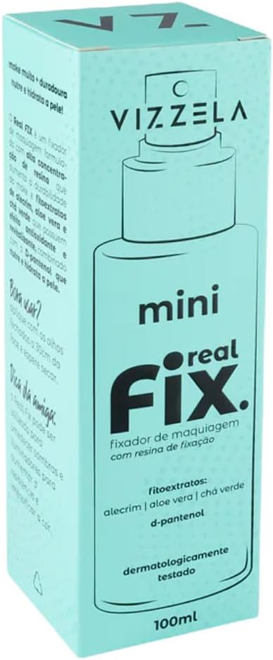 Mini Fixador de Maquiagem Real Fix Vizzela 100ml