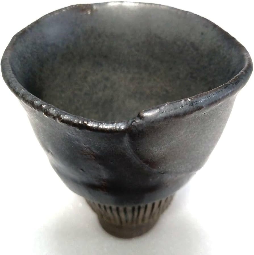 酒器 瀬戸黒 高台 ぐい呑 美濃焼 61tIsWLe6vL._AC_UF894,