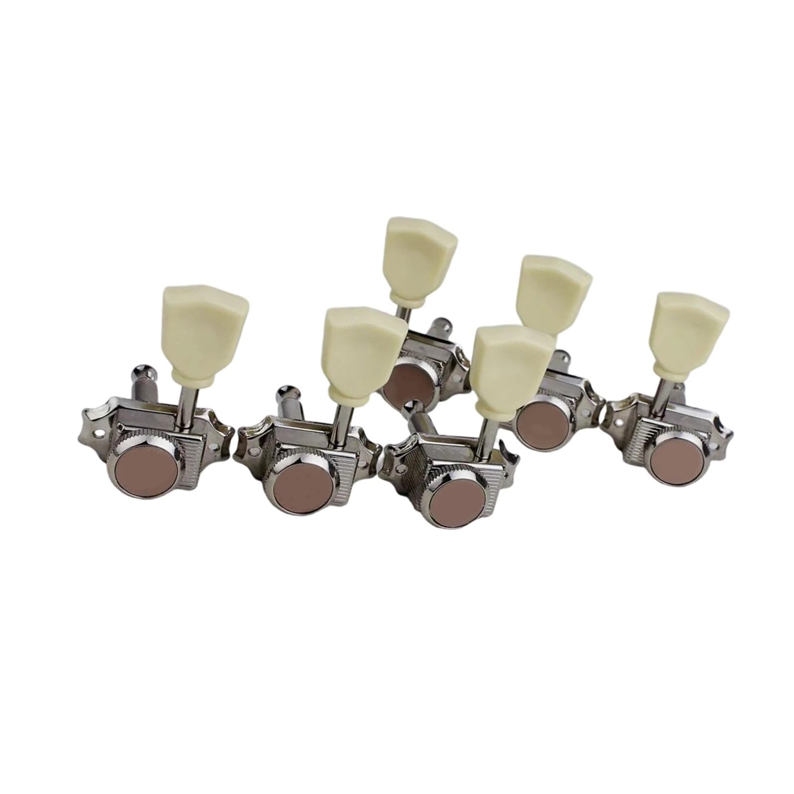 1 Set Di Accessori 3R3L Per Accordatori Per Chitarra Elettrica Vintage Con Corde Di Bloccaggio Color Crema Piroli Per Accordatura Della Chitarra