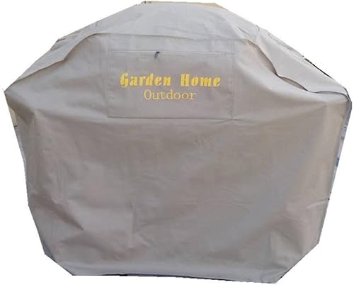 Funda para parrilla  Jardín para el hogar de hasta 64 pulgadas de ancho, resistente al agua, rejillas de ventilación, asas acolchadas, cordón