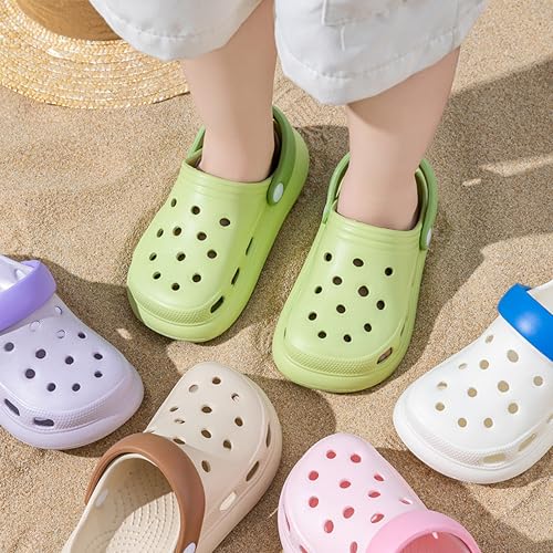 Image of Toddler Clogs Kids Water Children Shoes Boys Girls Sandals Slippers Garden for Little Big Kids Summer Indoor Outdoor Beach Pool