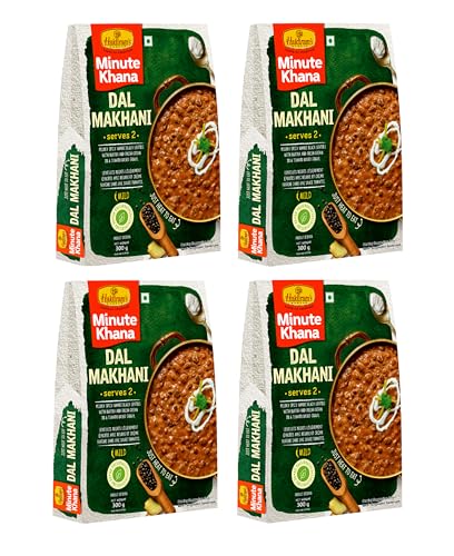 Image of Haldiram's Ready-to-Eat Dal Makhani (300 g x 4, Pack of 4) | Authentic Indian Cuisine | Premium Microwaveable Meal | Convenient & Delicious | Perfect for Quick Meals & Gifting