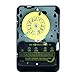 Intermatic T103 24-Hour Mechanical Timer Switch - 120V DPST, Indoor Metal Enclosure, Heavy-Duty Programmable Time Switch - 40A Load Control for Pumps, Lighting, HVAC, and Fans