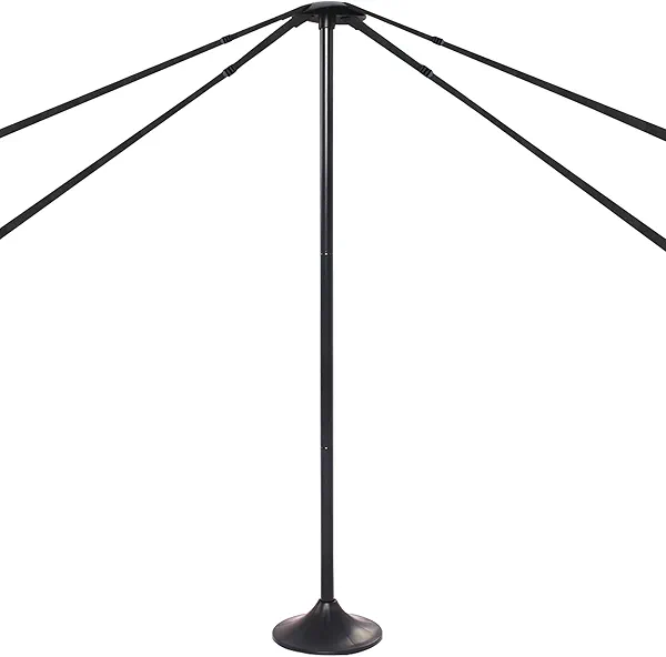 Explore Land Adjustable Boat Cover Support Pole 3 Pieces with Straps for V Hull, Jon and Pontoon Boat
