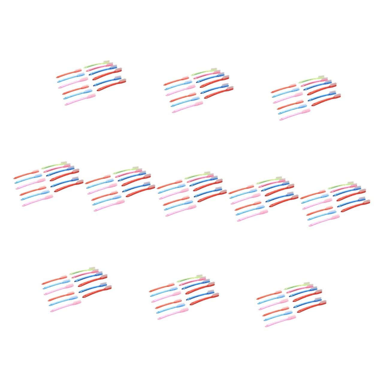 Sets Toothbrushes Hard Bristles Toothbrush Pack Large Adults Firm Bristle Brush Travel Reach Pcs