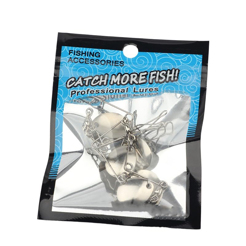 10 unidades de Buzzbait y Spinnerbait para pesca miniatura 6