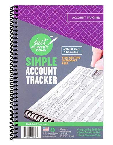 The Superior Check And Debit Card Register (1-Pack, Purple) #TOP19
