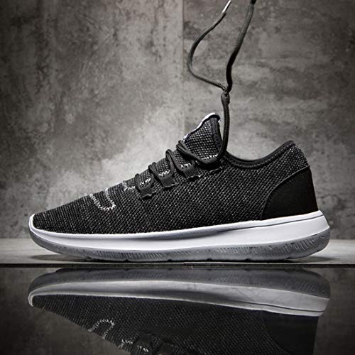 Srenket Mens Casual Athletic Sneakers Comfortable Running Shoes Light Tennis Zapatos Footwear for Men Walking Workout Black43