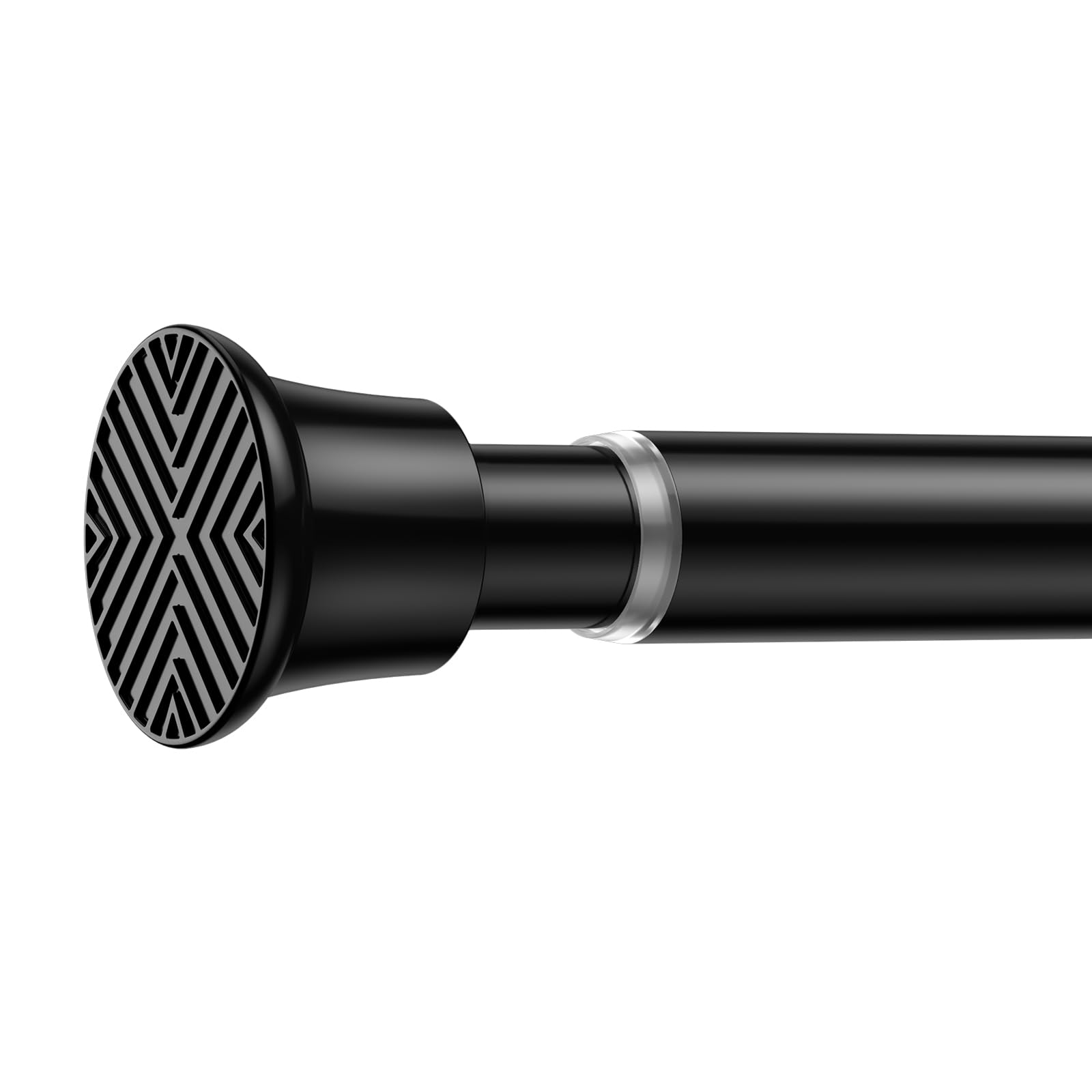 Photo 1 of fvonzn Tension Curtain Rod 30-76" Black