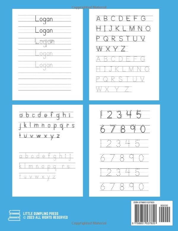 Miniatura 2 de Logan Learn to Write Your Name & Alphabet Handwriting Workbook Pre-School - Kindergarten