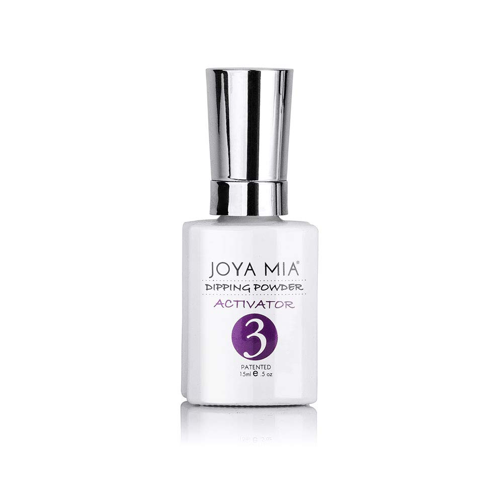 JOYA MIA Dipping Powder liquid Long Lasting Salon Quality Bond, Base, Activator, Top,Vitamin Oil (15ml, Activator)