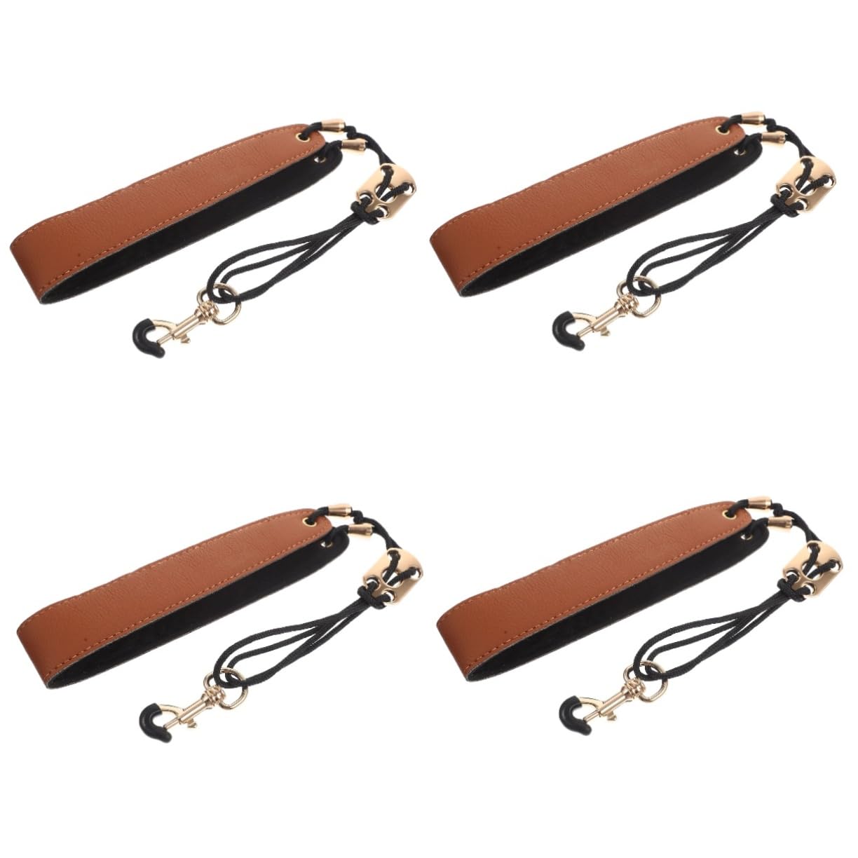 Toyvian 4pezzi Cinghia Sax Regolabile Pelle Per Sassofono Tenore e Soprano Cinghia Resistente e Confortevole Per Musicisti Design e Facile Da Installare