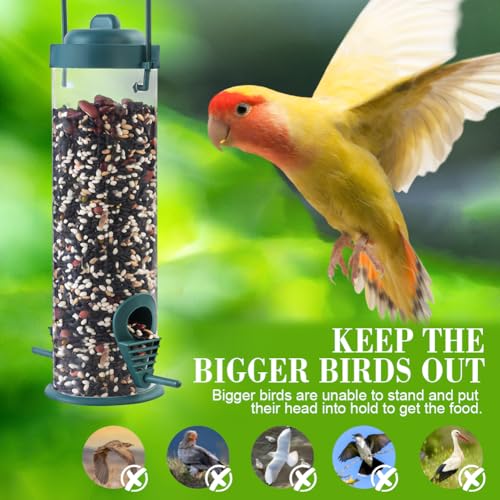 OFFCUP-Futtersaule-Vogelfutterspender-Kunststoff-215cm-mit-2-Anflugplatzen-Vogel-Futterstation-zum-Aufhangen-Wildvogel-Futtersilo-Transparentrohr-Vogelfutterhaus-fur-Garten-Terrasse | Dealmeister.io Alt tag für bilder post titel