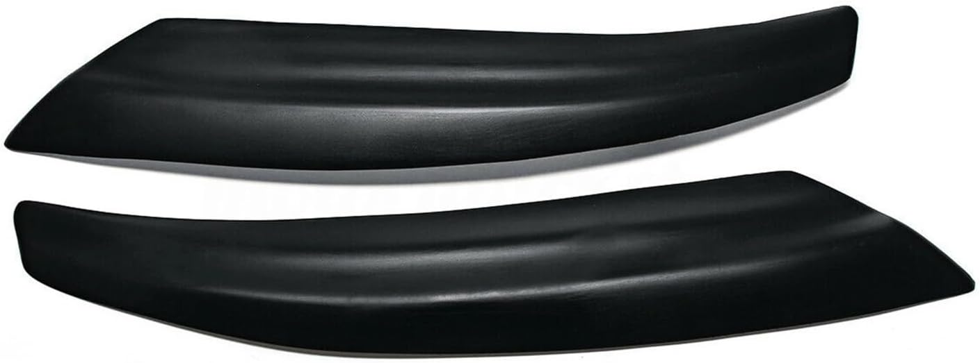 Compatible with Saab 9-3 2002-2007 Headlight Eyebrow Headlamp Eyelid Trim Fiberglass/Carbon Fiber Front Head Light Lamp Brow Cover Sticker(Matte Fiberglass)