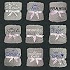 Personalized Baby Blanket, Custom Embroidered Blanket with Name, Newborn Baby Gifts, Customized Baby Nursery Bed Blankets, Soft Minky Fleece Crib Blankets for Toddlers, 27 * 35 inch-Grey #4