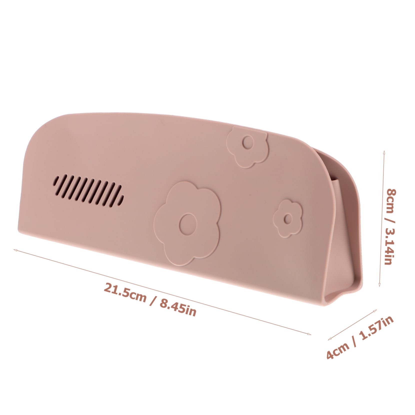 VICASKY Silicone Makeup Brush Case Large Capacity Storage Organizer for Travel Daily Use