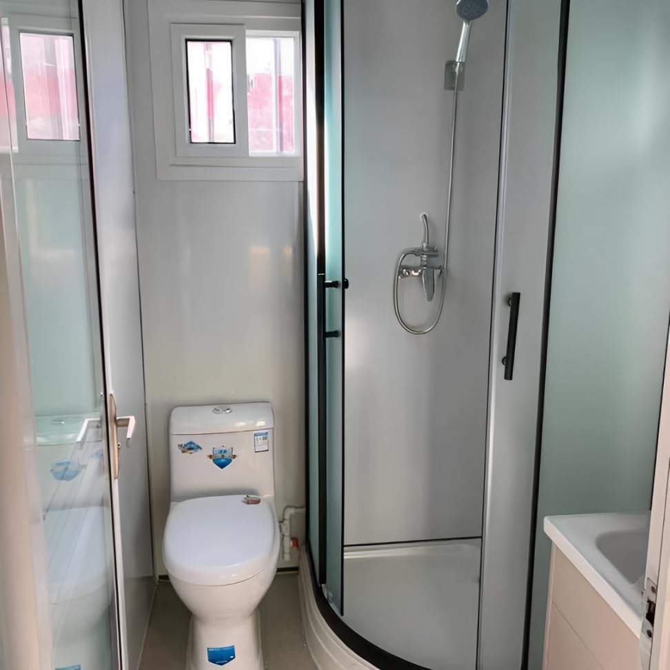 20'' x 20'' FT Expandable Portable Prefabricated House kit,Tiny Home Live for Adults, Mini Foldable Container Mobile Modular, 2 Rooms 1 Kitchen & Bathroom Storage Sheds Garden Remote Living. - Image 6