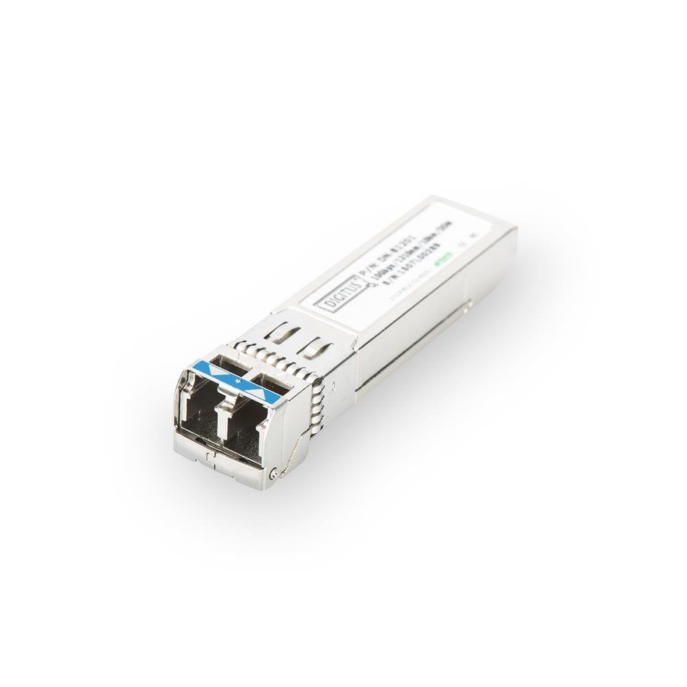 DIGITUS 10 Gbit Universal SFP+ Modul, Mini GBIC, Singlemode, LC Duplex, 1310 nm, 10 km, 10 Gbit/s