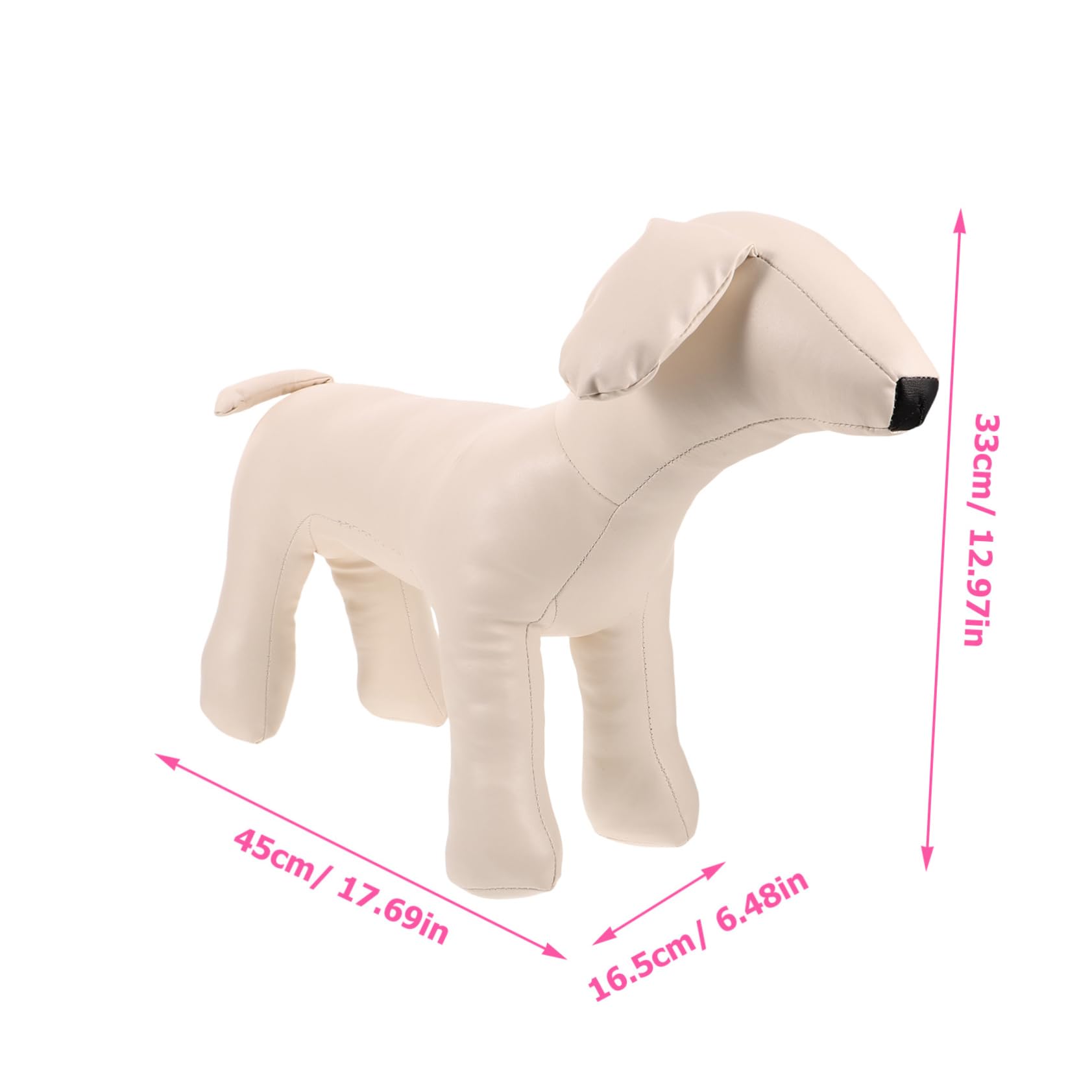 TOYANDONA Manichino Per PU Flessibile Realistico Per Esposizione Abbigliamento Per Animali Domestici Piccole Negozi