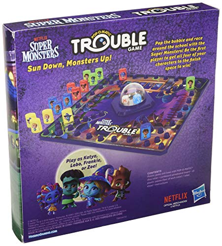 Hasbro Games Trouble: Netflix Super Monsters Edition Board Game For Kids Ages 5+ #TOP1