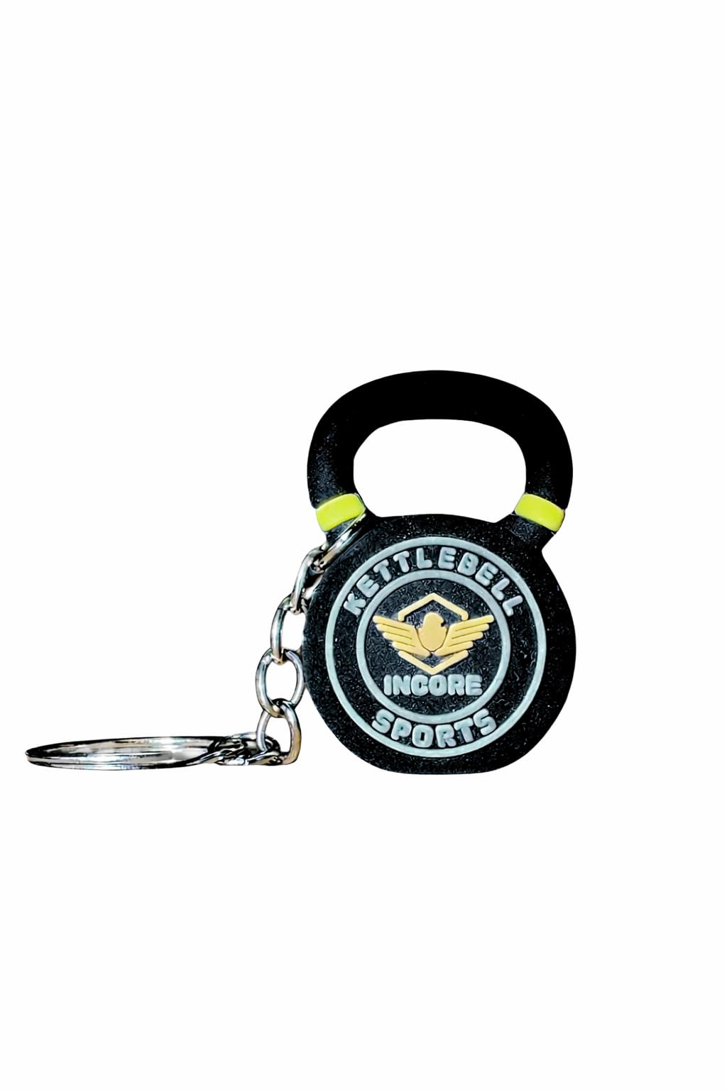 Brelok do kluczy kettlebell żeliwny czarny Incore Sports