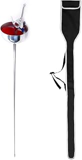 LEONARK Electric Fencing Sword Epee Foil Saber - National Grade Stainless Steel Blade, Guard Grip & Free Durable Bag