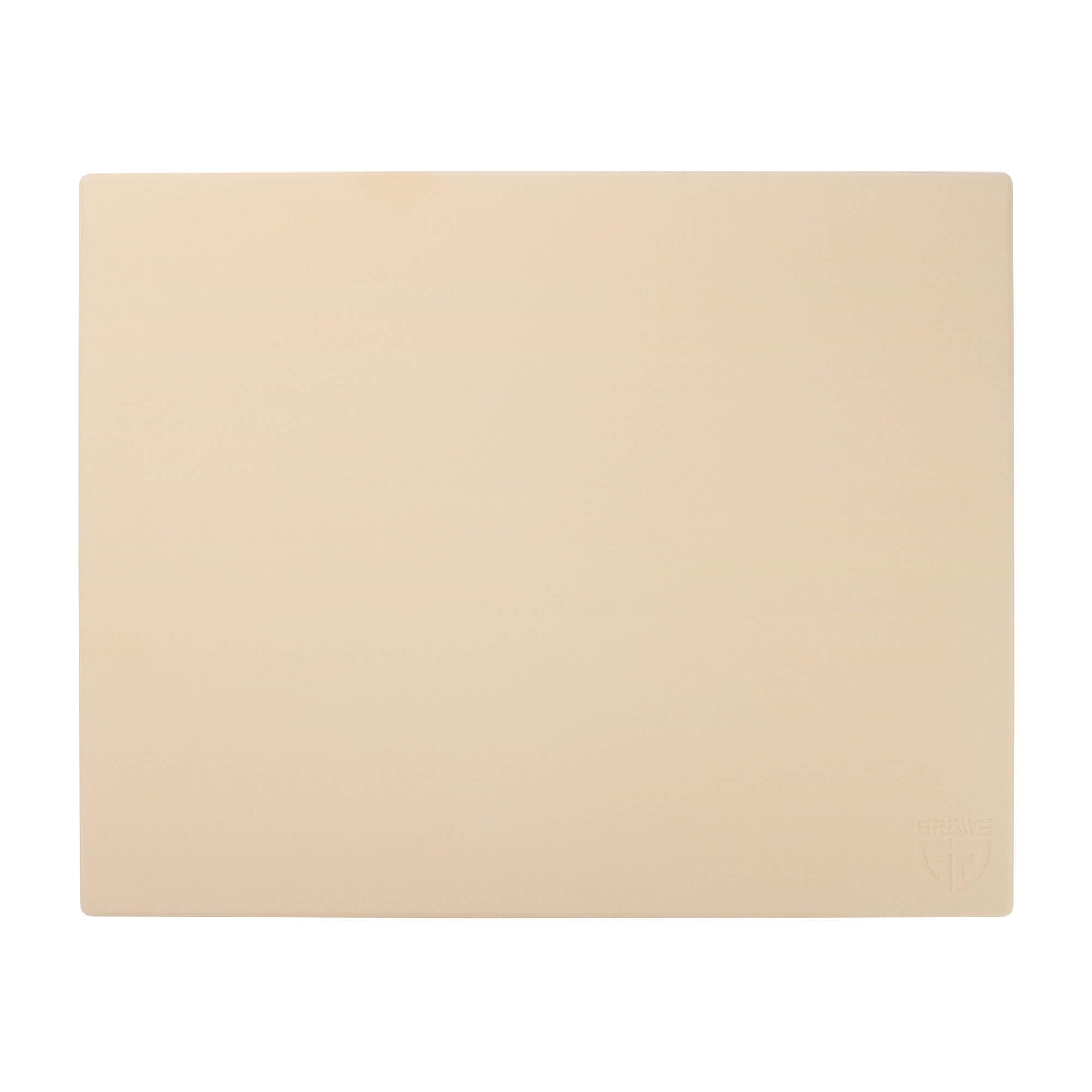 GRÄWE Pierre à pizza rectangulaire en cordiérite 38 x 30 x 1,5 cm pour barbecue à gaz et four - Pierre à pizza pour pizza, pain et tartes flambées - Beige